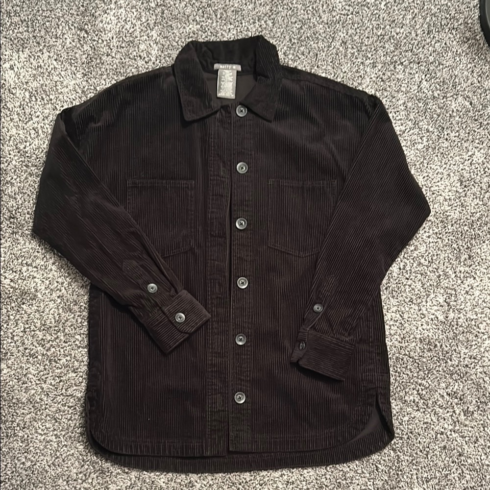 Women’s Matty M Black Corduroy Jacket